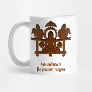 Lord Mahavira jainism quotes 4 Mug